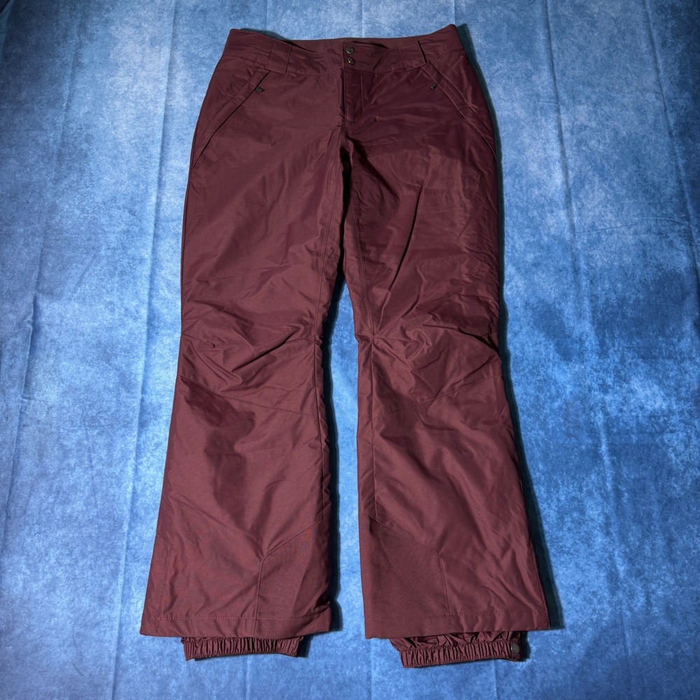 Columbia Omni-Tech Women's Burgundy Snow Ski Pants Size L